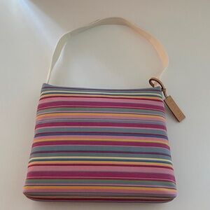 Ralph Lauren Multicolor Striped Shoulder Bag